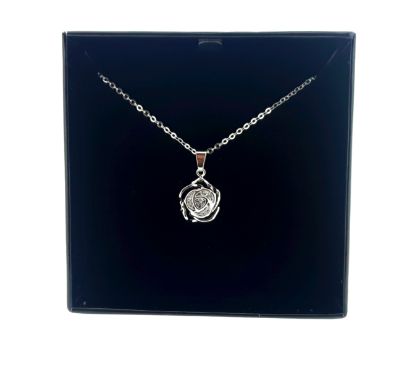 Picture of Large Diamante Rose Necklace
