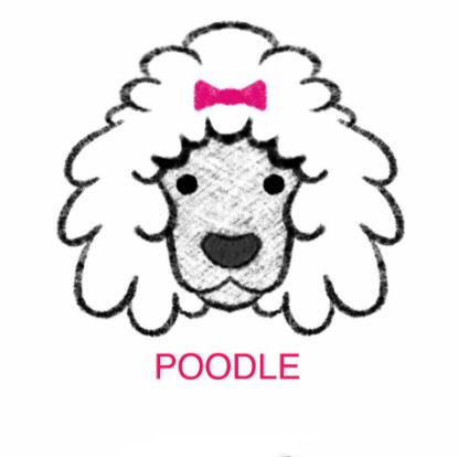Picture of E&A - Poodle Facecloth