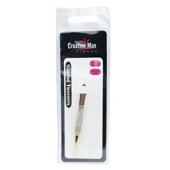 Picture of CMF - Gold Tipped Straight Tweezers