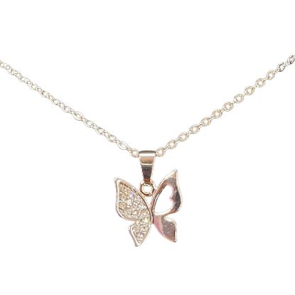 Picture of Diamante Butterfly Necklace