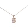 Picture of Large Diamante Butterfly Necklace