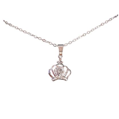 Picture of Large Diamante Crown Necklace