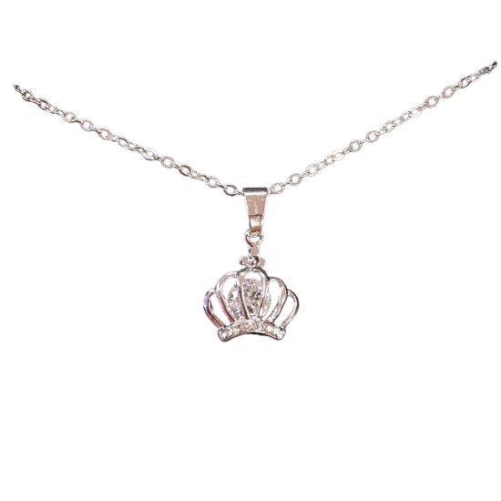 Picture of Large Diamante Crown Necklace