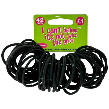 Picture of ICB - No Metal Thick Black Elastics