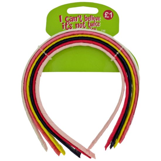 Picture of ICB - 6 Pack Ribbon Alice Bands
