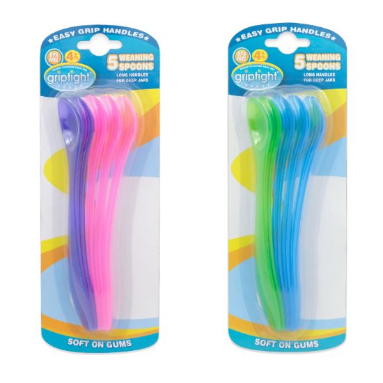 Picture of Griptight - 5 Weaning Spoons