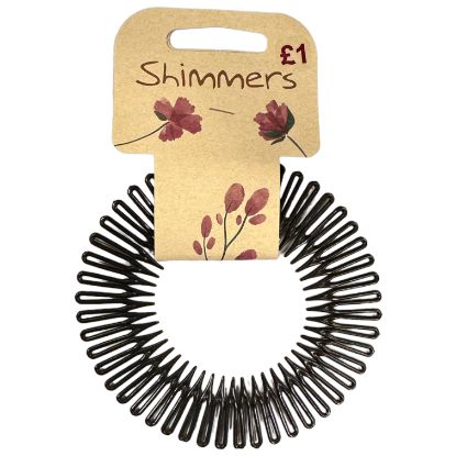 Picture of Shimmers - Black Zig Zag Hair Bands