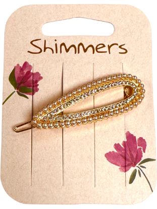 Picture of SHIMMERS - Pearl Diamonte Clip