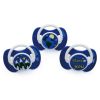 Picture of 3 Decorated Ortho Glow Soothers 6m+