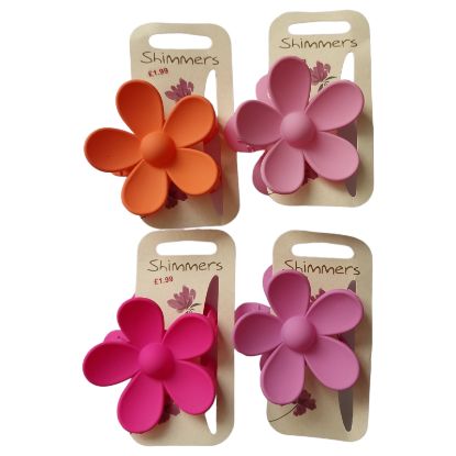 Picture of Shimmers - Large 7.5cm Flower Claw