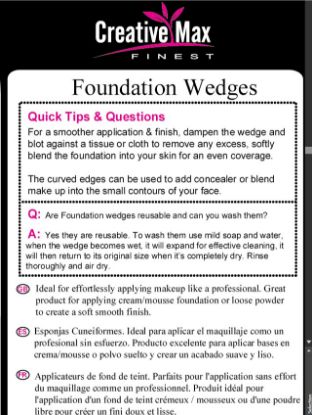Picture of CMF - Foundation Wedges