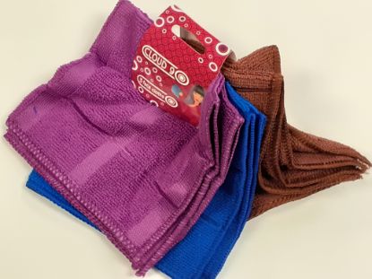 Picture of Cloud Nine - 3 Face Cloths Microfibre