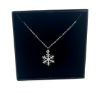 Picture of Diamante Studded Snow Flake Necklace