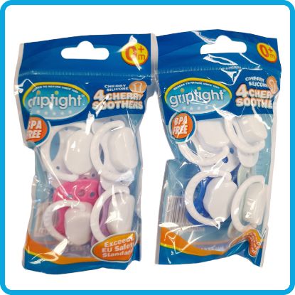 Picture of Griptight - 4 Cherry Soothers 0m+
