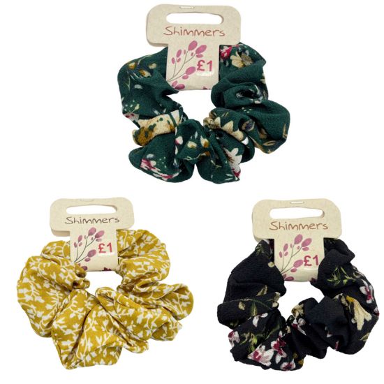 Picture of Shimmers - Floral Scrunchy