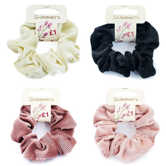 Picture of Shimmers - Ridged Velvet Scrunchy