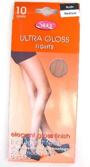 Picture of Ultra Gloss Tights 36-42" Med Nude
