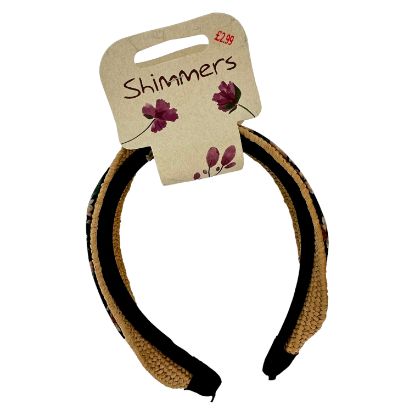 Picture of Shimmers - Raffia & Cotton Alice Band