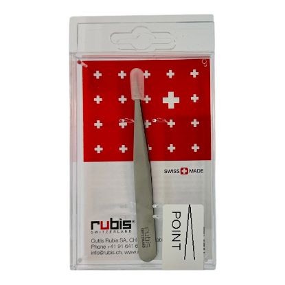 Picture of Rubis Pointer Tweezers In Perspex Box