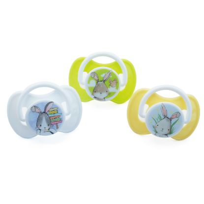 Picture of 3 Decorated Standard Soothers 0-6m