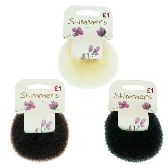 Picture of Shimmers - Bun Ring - Brown/Black/Blonde
