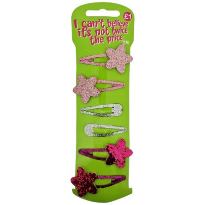 Picture of ICB - Glitter Star Hair Clips