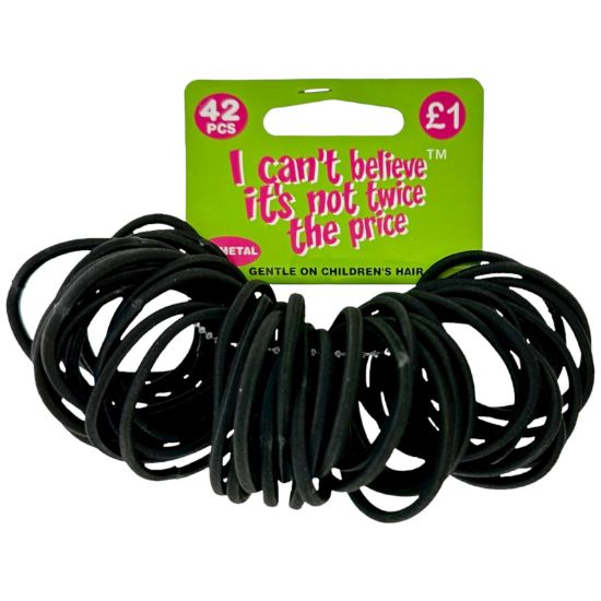 Picture of ICB - No Metal Thick Black Elastics