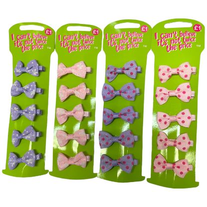 Picture of ICB - Polka Dot Bow Hair Clips