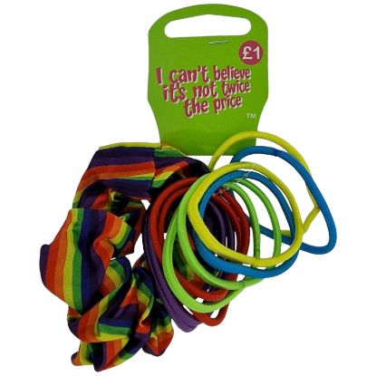 Picture of ICB - Rainbow Scrunchy/Elastic Bundle