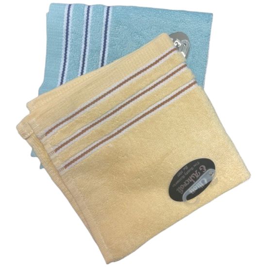 Picture of E&A - Triple Stripe Facecloth 33x33cm