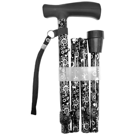 Picture of Folding Black & White Design Stick