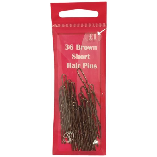 Picture of Serenade - 36 Brown Short Hair Pins