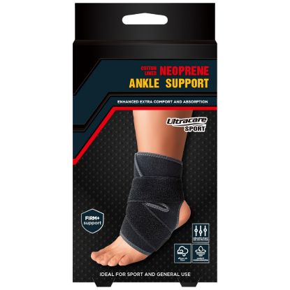 Picture of Cotton Lined Neoprene Ankle Support