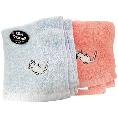 Picture of E&A - Cat Design Facecloth