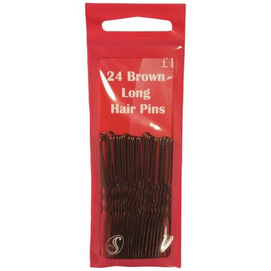 Picture of Serenade - Long Brown Hair Pins