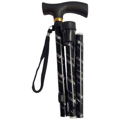 Picture of Black Patterned Walking Stick