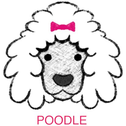 Picture of E&A - Poodle Facecloth