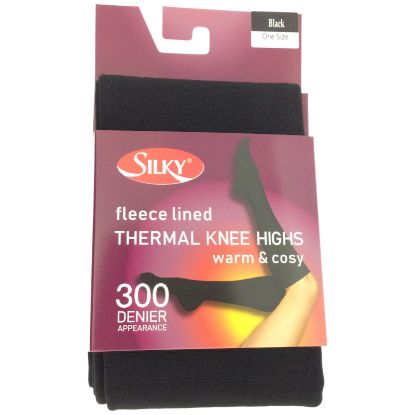 Picture of Silky 300 Den Thermal Fleece Knee Highs