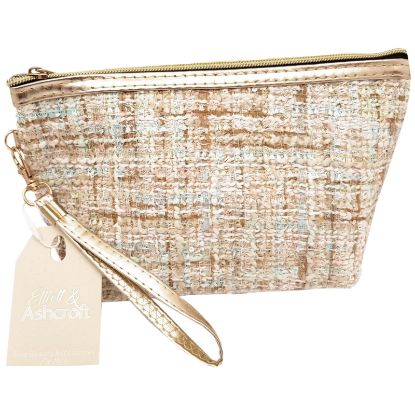 Picture of Beige Fibre Cosmetic Bag 7x23x13cm