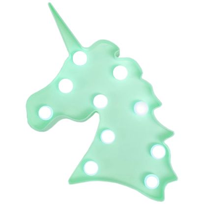Picture of Unicorn Light Up Decoration - Mint