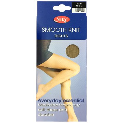 Picture of Smooth Knit Tights - Med 36"-42" - Nude
