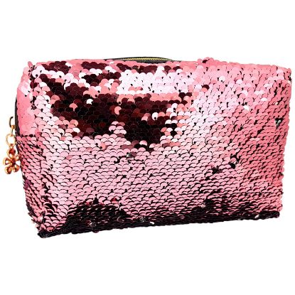 Picture of Two Tone Sequin Toiletry Case 18x8.5x10
