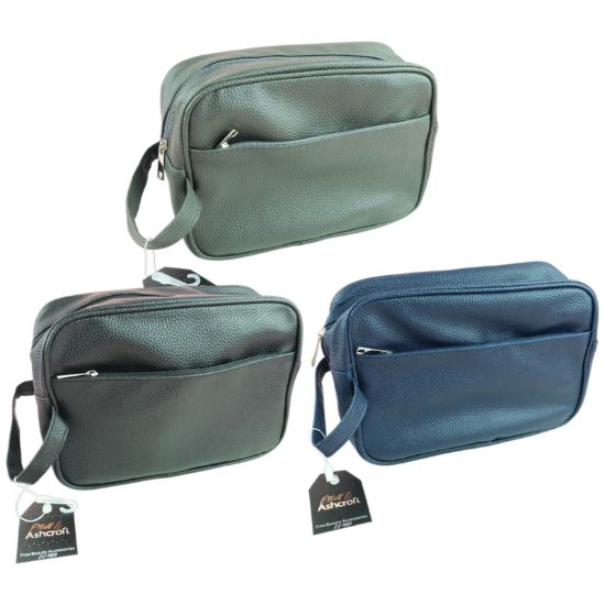 Picture of Large Grey Toiletry Bag 9x27x18cm