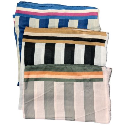 Picture of Believe - Stripe Edged Scarf