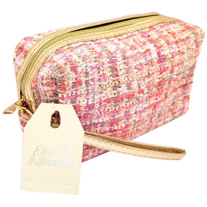 Picture of Pink Fibre Cosmetic Bag 7x26x11cm
