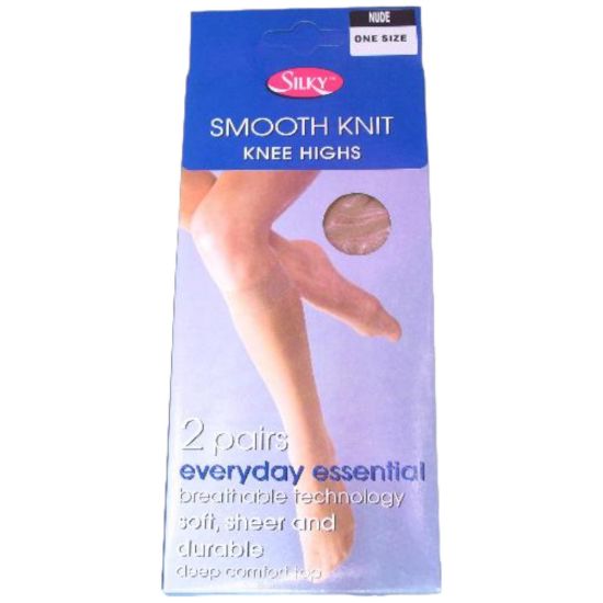 Picture of Smooth Knit 2PK Knee Highs - Nude