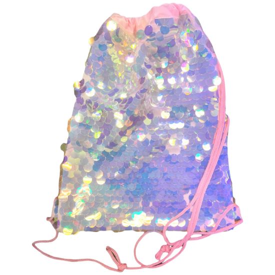 Picture of Mega Sequin Drawstring Bag 44x36cm