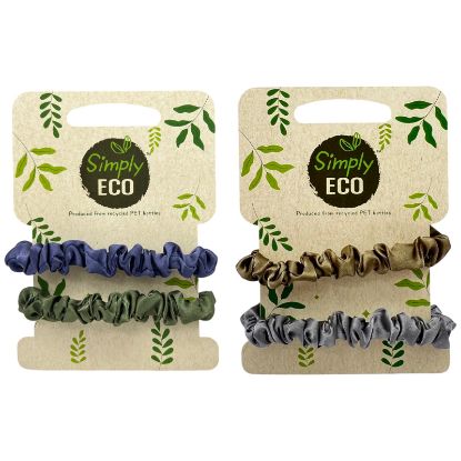 Picture of Simply Eco Recycled rPET Mini Scrunchies