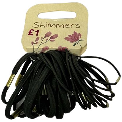 Picture of Shimmers - Essentials Black Elastics