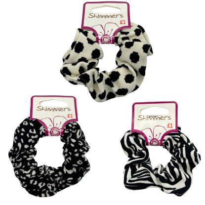 Picture of Shimmers -Textured Printed Scrunchy
